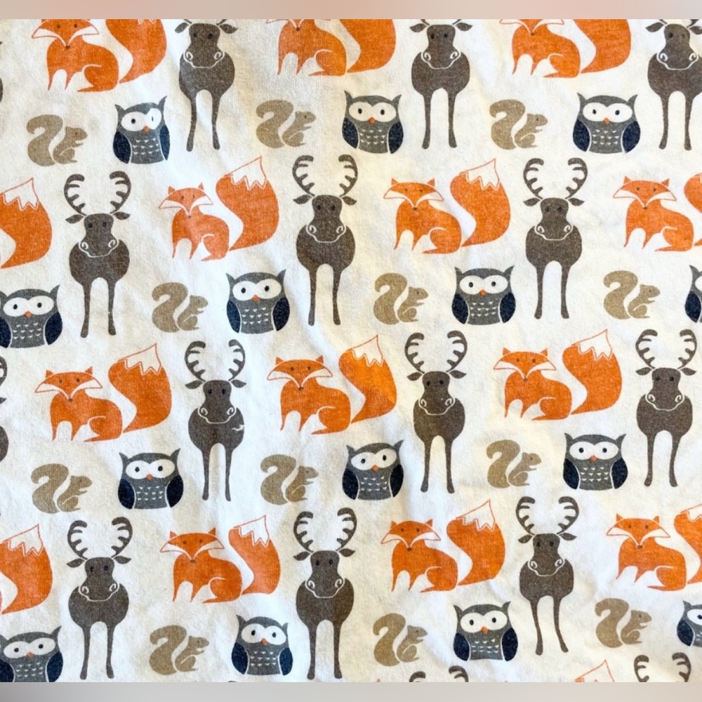 Hudson Baby Woodland Sleep Sack Cream Brown Orange - Picture 4 of 10